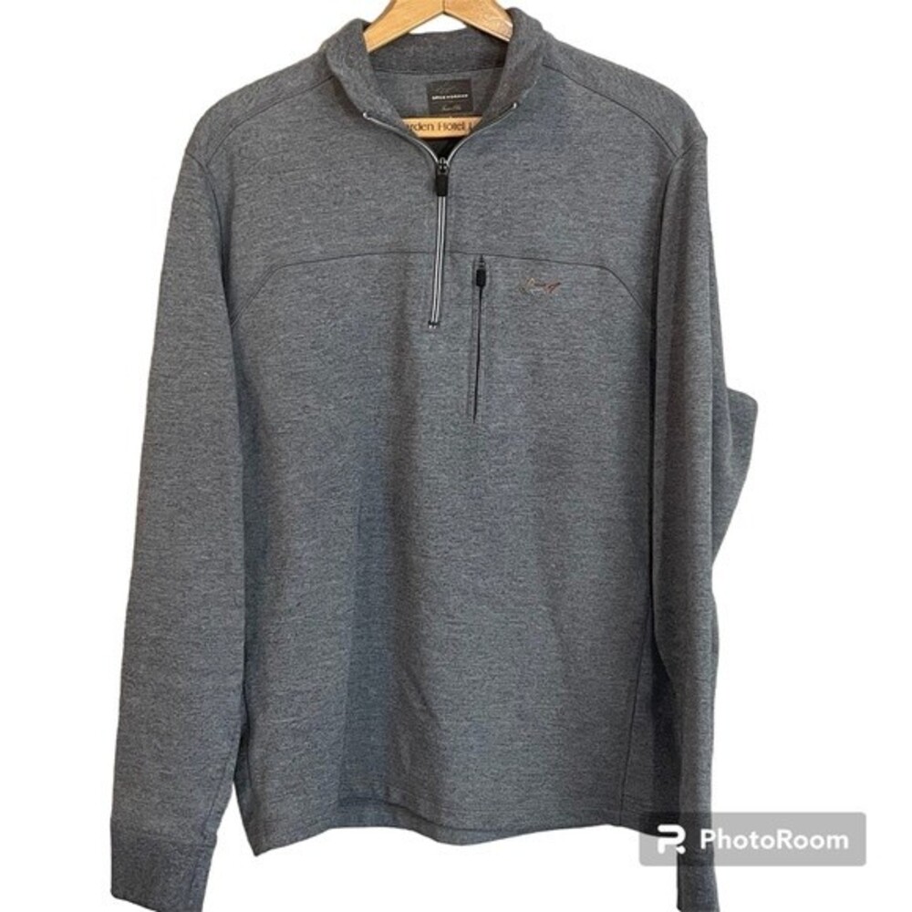 Greg Norman for Tasso Elba Attack Life 3/4 zip gray pullover. Men’s size large.